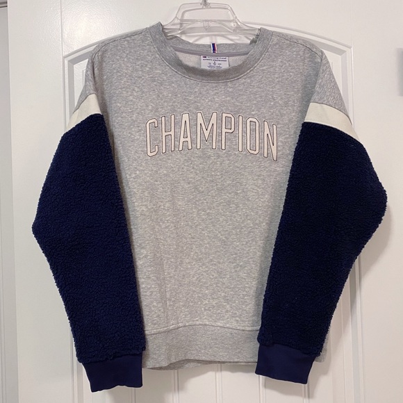 ☼Champion Sherpa Crewneck Sweater☼ - Picture 4 of 7